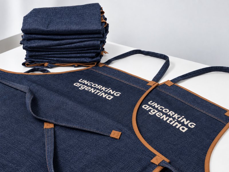 Delantales estampados