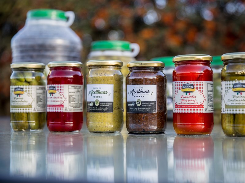 Etiquetas impresas para productos de conserva y alimentos