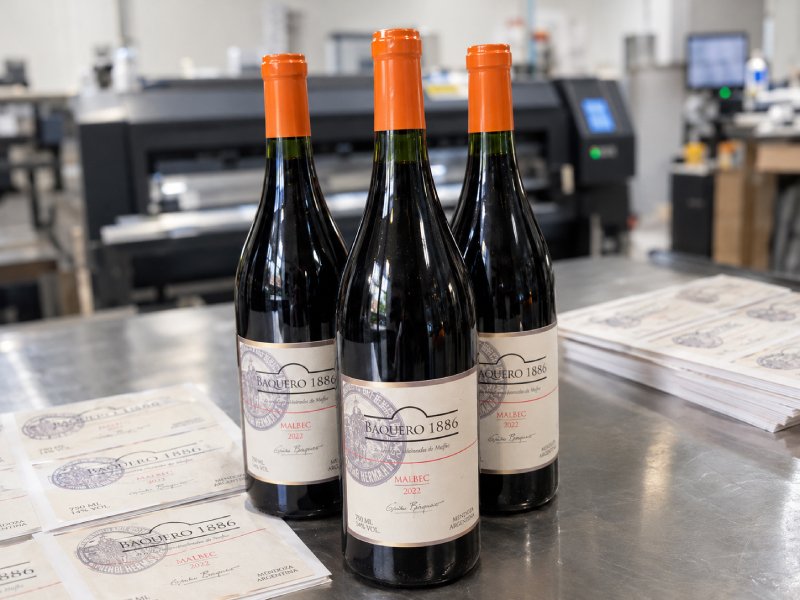 Impresión de etiquetas de vino